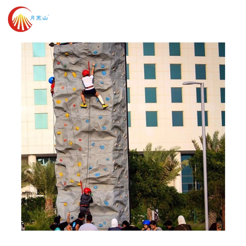 Durable Reinforced Fiber Glass Rock Climbing Wall With CE Certification